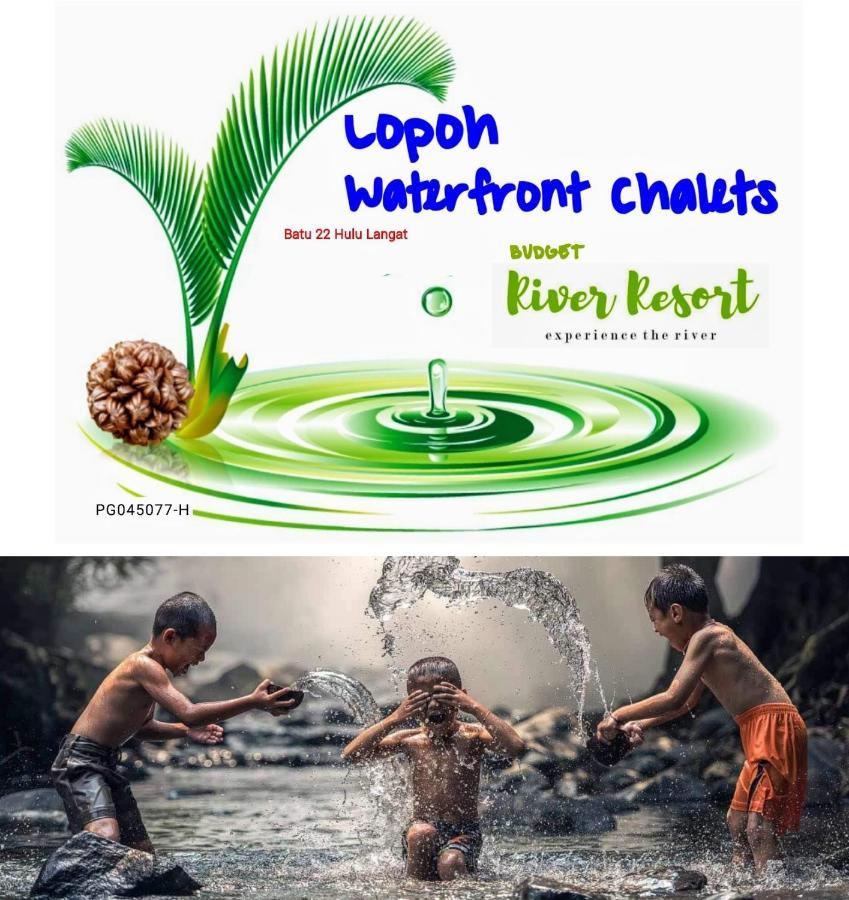 Lopoh Waterfront Budget Chalets Villa Хулу Лангат Екстериор снимка